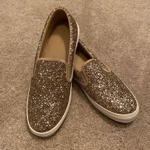 Glitter tennis shoes